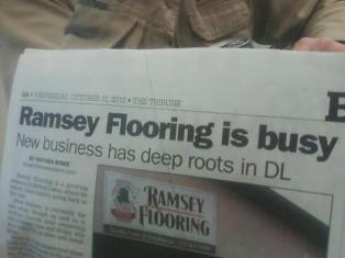 Ramsey Flooring in the news.